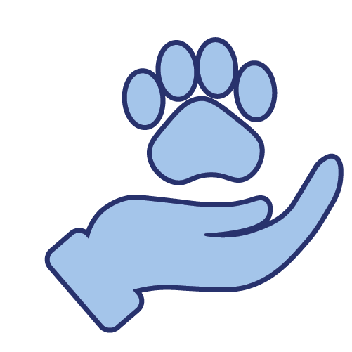 paw and hand icon